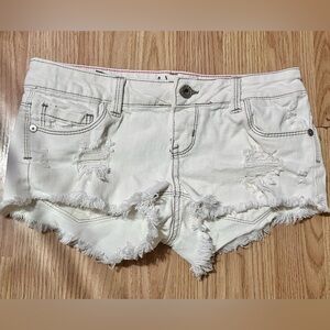 Special A distressed denim shorts size S